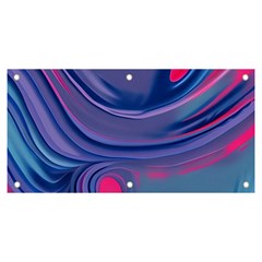 Liquid Art Pattern - Fluid Art Banner And Sign 6  X 3  by GardenOfOphir