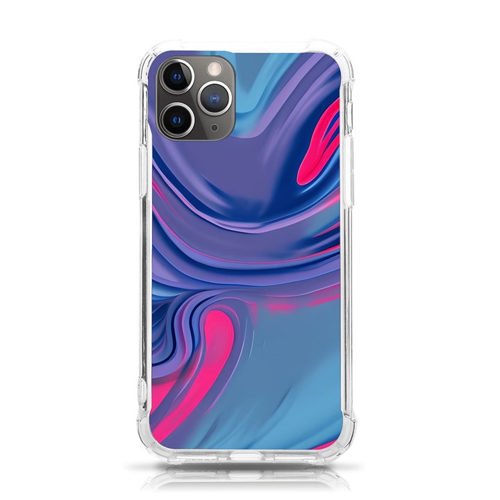 Liquid Art Pattern - Fluid Art iPhone 11 Pro 5.8 Inch TPU UV Print Case