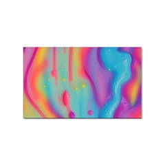 Liquid Art Pattern - Marble Art Sticker Rectangular (10 Pack) by GardenOfOphir