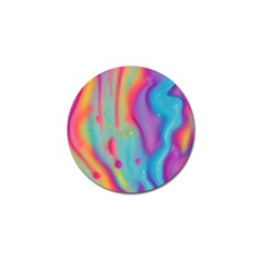 Liquid Art Pattern - Marble Art Golf Ball Marker by GardenOfOphir