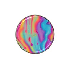 Liquid Art Pattern - Marble Art Hat Clip Ball Marker (4 Pack) by GardenOfOphir