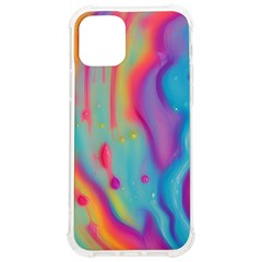 Liquid Art Pattern - Marble Art Iphone 12/12 Pro Tpu Uv Print Case by GardenOfOphir