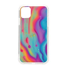 Liquid Art Pattern - Marble Art Iphone 11 Tpu Uv Print Case by GardenOfOphir