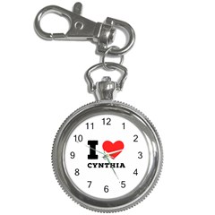 I Love Cynthia Key Chain Watches by ilovewhateva