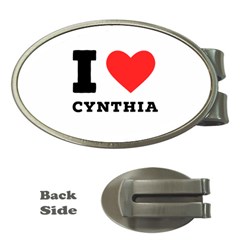 I Love Cynthia Money Clips (oval)  by ilovewhateva