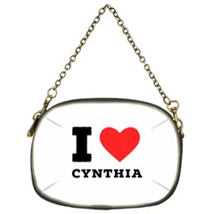 I Love Cynthia Chain Purse (one Side) by ilovewhateva