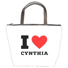 I Love Cynthia Bucket Bag by ilovewhateva