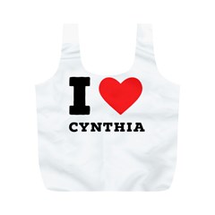 I Love Cynthia Full Print Recycle Bag (m) by ilovewhateva