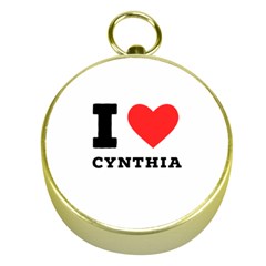 I Love Cynthia Gold Compasses by ilovewhateva