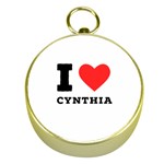 I love cynthia Gold Compasses Front