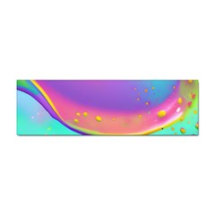 Liquid Art Pattern - Fluid Background Sticker (bumper) by GardenOfOphir