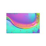 Liquid Art Pattern - Fluid Background Sticker Rectangular (100 pack) Front