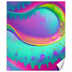 Liquid Art Pattern - Fluid Background Canvas 8  X 10  by GardenOfOphir