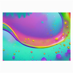 Liquid Art Pattern - Fluid Background Large Glasses Cloth (2 Sides) by GardenOfOphir