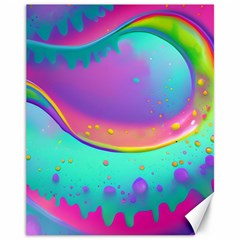 Liquid Art Pattern - Fluid Background Canvas 11  X 14  by GardenOfOphir