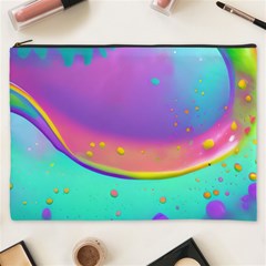 Liquid Art Pattern - Fluid Background Cosmetic Bag (xxxl) by GardenOfOphir