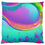 Liquid Art Pattern - Fluid Background Standard Premium Plush Fleece Cushion Case (One Side) Front