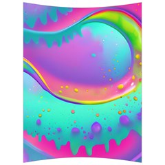 Liquid Art Pattern - Fluid Background Back Support Cushion by GardenOfOphir