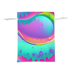 Liquid Art Pattern - Fluid Background Lightweight Drawstring Pouch (s) by GardenOfOphir