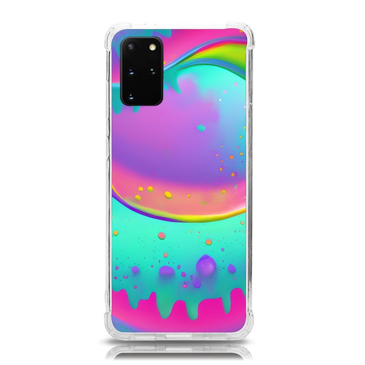 Liquid Art Pattern - Fluid Background Samsung Galaxy S20Plus 6.7 Inch TPU UV Case