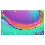 Liquid Art Pattern - Fluid Background Banner and Sign 7  x 4  Front