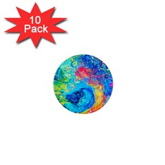 Liquid Art Pattern - Fluid Art 1  Mini Magnet (10 Pack)  by GardenOfOphir