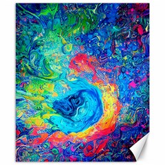 Liquid Art Pattern - Fluid Art Canvas 8  X 10  by GardenOfOphir