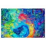 Liquid Art Pattern - Fluid Art Banner and Sign 6  x 4  Front