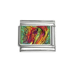 Liquid Art Pattern - Abstract Art Italian Charm (9mm) by GardenOfOphir