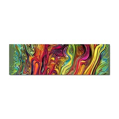 Liquid Art Pattern - Abstract Art Sticker (bumper) by GardenOfOphir