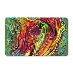 Liquid Art Pattern - Abstract Art Magnet (rectangular) by GardenOfOphir