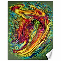 Liquid Art Pattern - Abstract Art Canvas 12  X 16  by GardenOfOphir