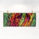 Liquid Art Pattern - Abstract Art Hand Towel Front