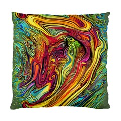 Liquid Art Pattern - Abstract Art Standard Cushion Case (one Side) by GardenOfOphir