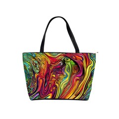 Liquid Art Pattern - Abstract Art Classic Shoulder Handbag by GardenOfOphir