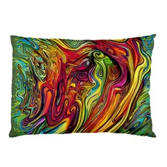 Liquid Art Pattern - Abstract Art Pillow Case (two Sides) by GardenOfOphir