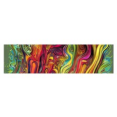 Liquid Art Pattern - Abstract Art Oblong Satin Scarf (16  X 60 ) by GardenOfOphir