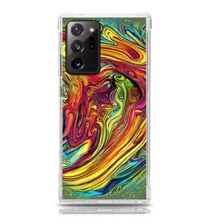 Liquid Art Pattern - Abstract Art Samsung Galaxy Note 20 Ultra Tpu Uv Case