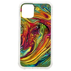 Liquid Art Pattern - Abstract Art Iphone 12 Mini Tpu Uv Print Case	 by GardenOfOphir