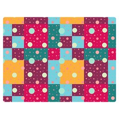 Background Pattern Texture Design Dots Wallpaper One Side Premium Plush Fleece Blanket (extra Small)