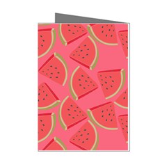 Watermelon Background Watermelon Wallpaper Mini Greeting Cards (pkg Of 8)