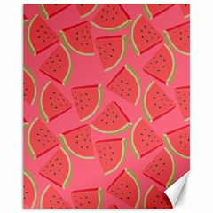 Watermelon Background Watermelon Wallpaper Canvas 11  X 14  by Wegoenart