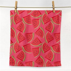 Watermelon Background Watermelon Wallpaper Face Towel by Wegoenart