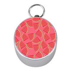 Watermelon Background Watermelon Wallpaper Mini Silver Compasses by Wegoenart