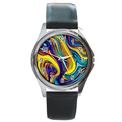 Rolling In The Deep Round Metal Watch by GardenOfOphir