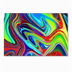 Fluid Forms Postcards 5  X 7  (pkg Of 10)