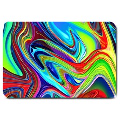 Fluid Forms Large Doormat by GardenOfOphir