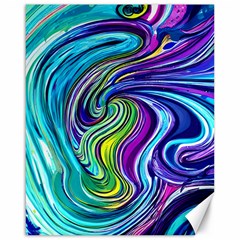 Waves Of Color Canvas 16  X 20  by GardenOfOphir