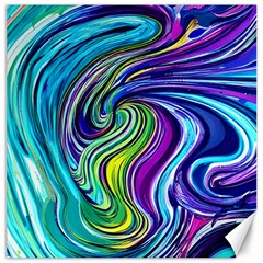 Waves Of Color Canvas 20  X 20  by GardenOfOphir