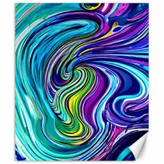 Waves Of Color Canvas 20  X 24  by GardenOfOphir